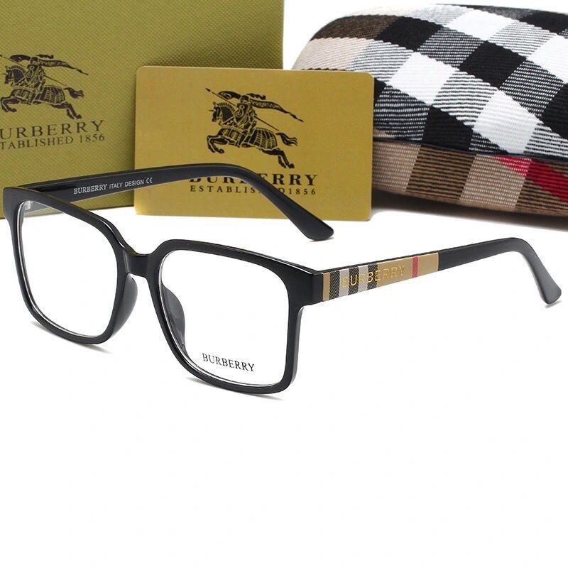 Unisex Retro Square Plaid Glasses