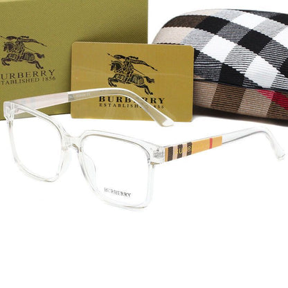 Unisex Retro Square Plaid Glasses