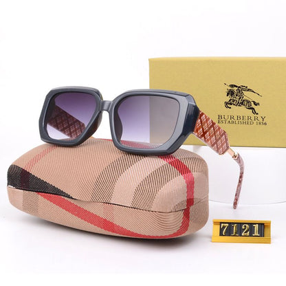 Retro Checkered Polarized Sunglasses