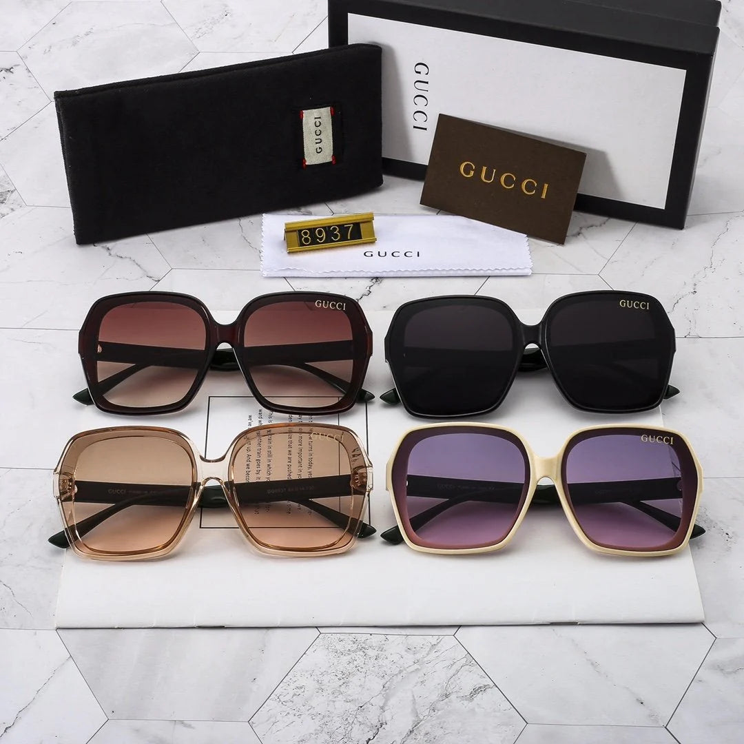 4 Colors Classic Big Frame Trendy Sunglasses