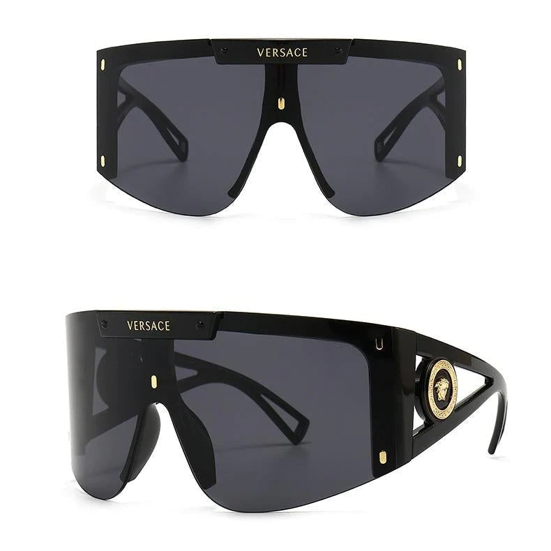 7 Colors One-piece Oversized Frame One-piece Retro Modern Charm Sunglasses