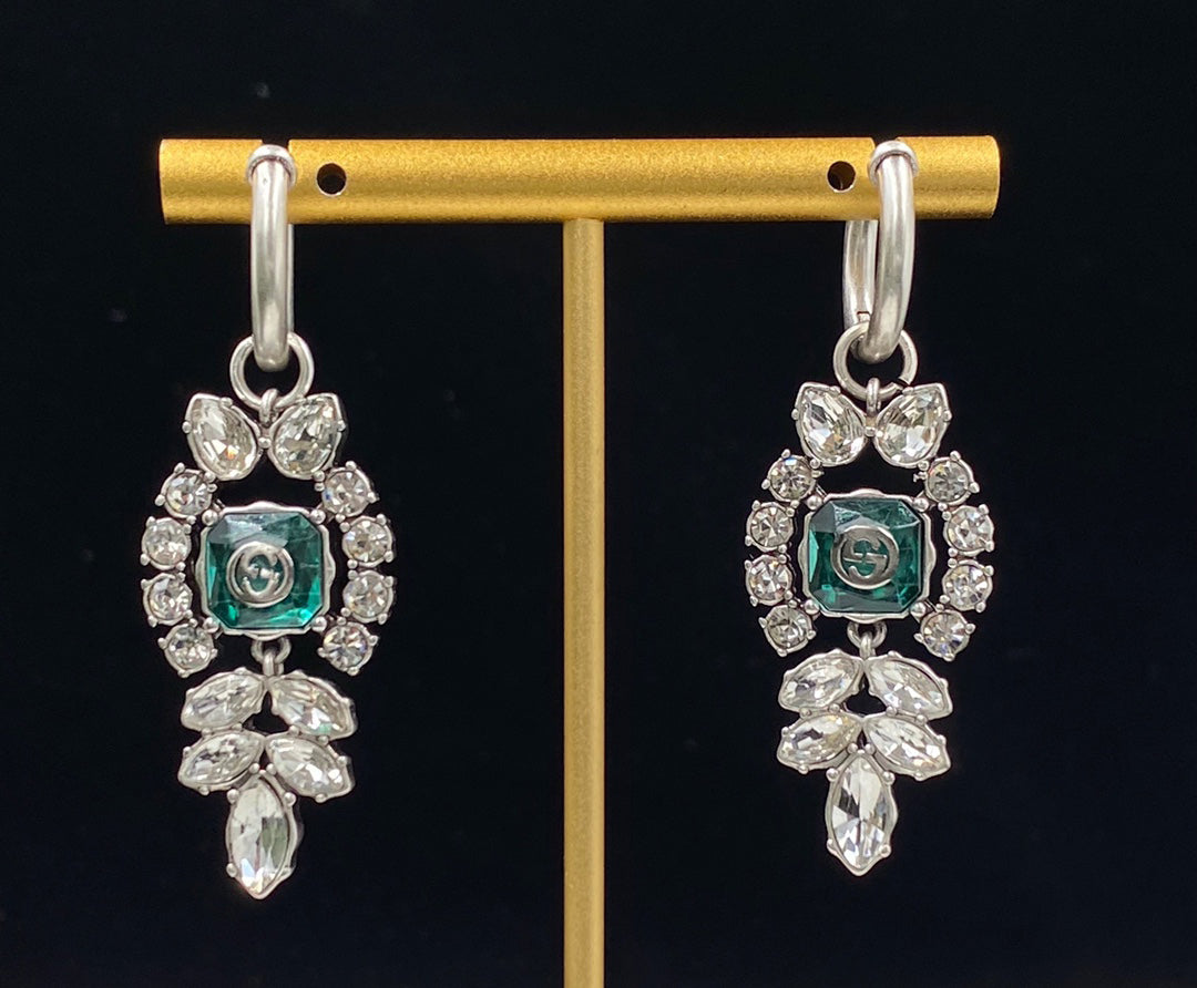 Temperament Crystal Diamond Earrings