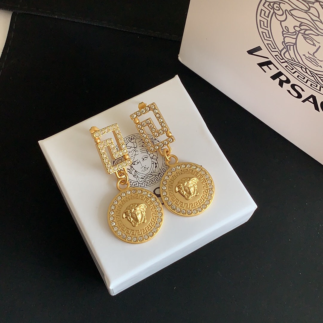 Vintage Diamond Maze Earrings