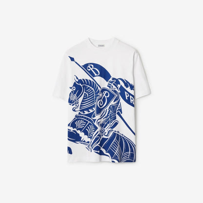 Blue Knight Print T Shirt