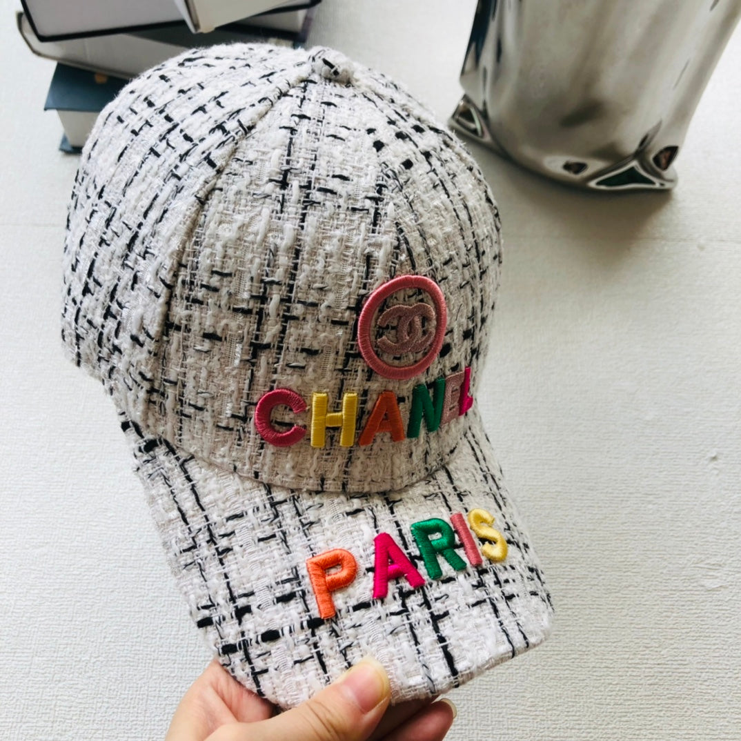 Colorful Letter Embroidery Ladies Baseball Cap