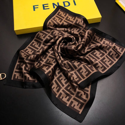 F Elegant Square Scarf