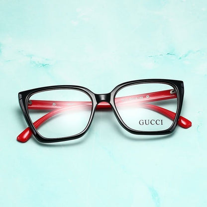 Striped Frame Fashion Glasses