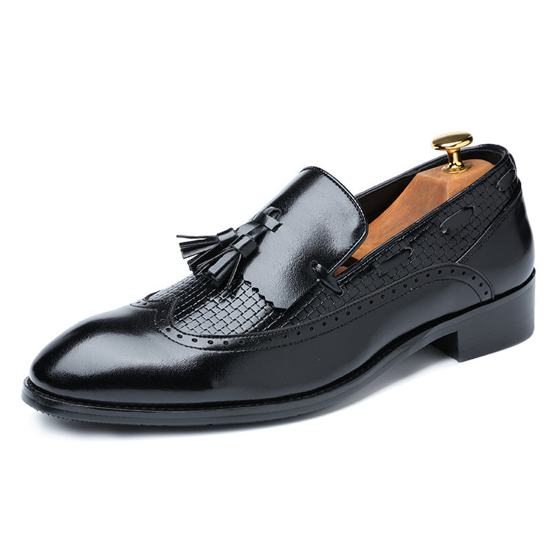 New Mens Dress Shoes Tassel Slip On Loafers Casual Flats Formal Oxfords Low Heel