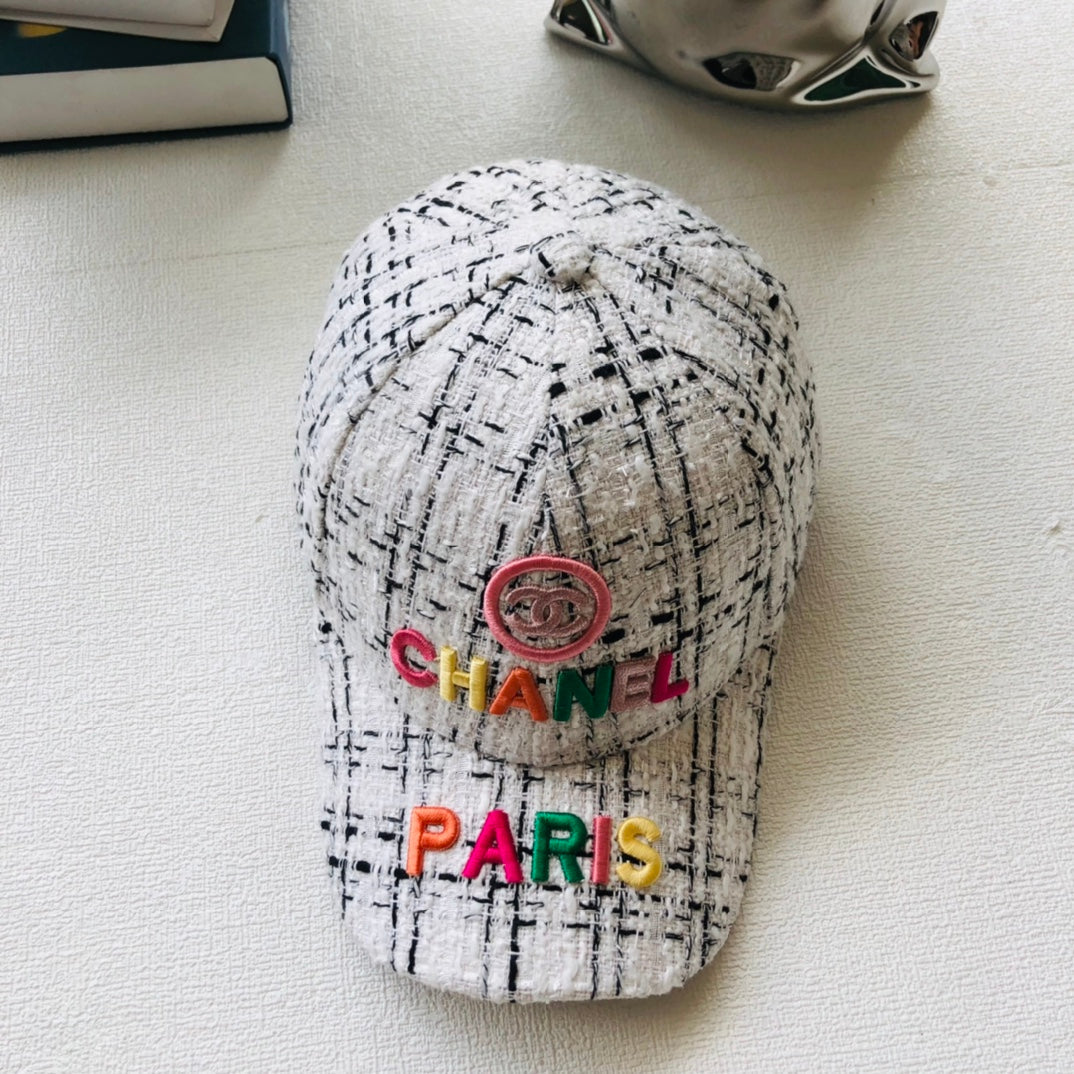 Colorful Letter Embroidery Ladies Baseball Cap