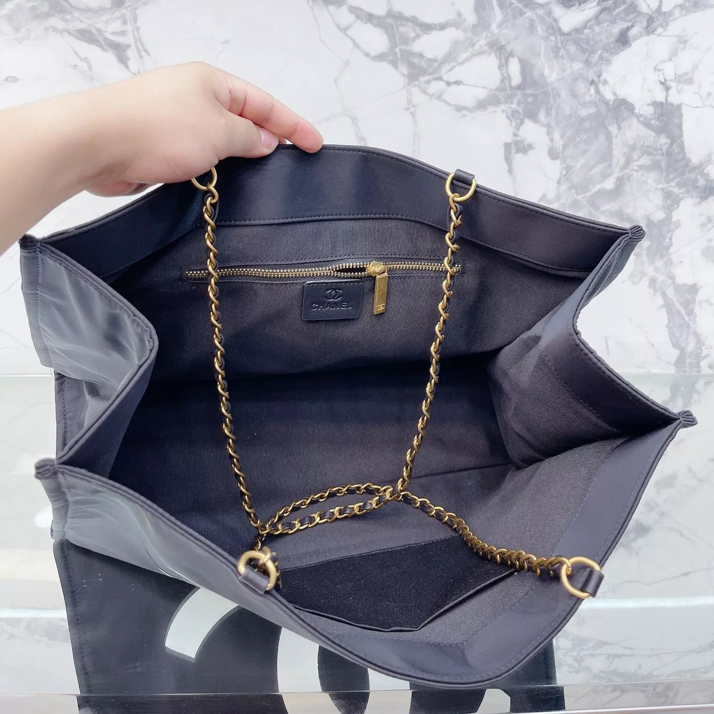 Chain Shoulder Large Capacity Tote Bag