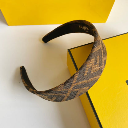 F Jacquard Headband