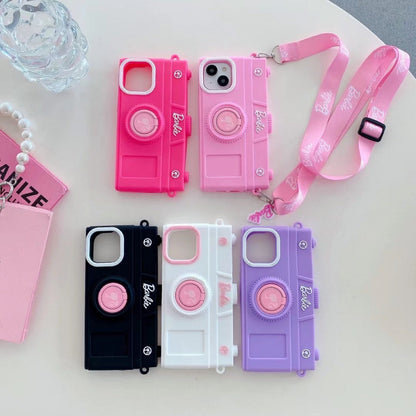 Silicone Camera Shape Crossbody Case