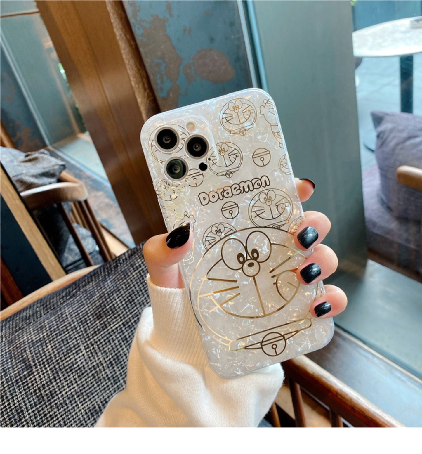 Cute shell pattern cartoon case