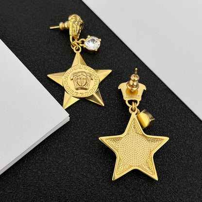 Vintage Star Avatar Pendant Earrings