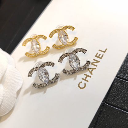 Trendy Diamond Crystal Earrings