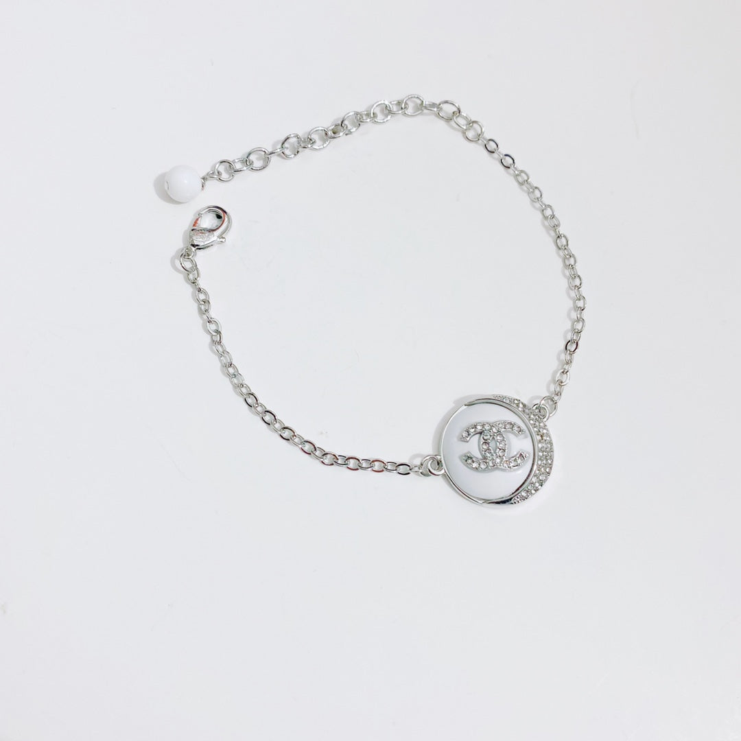 Round Diamond Logo Bracelet