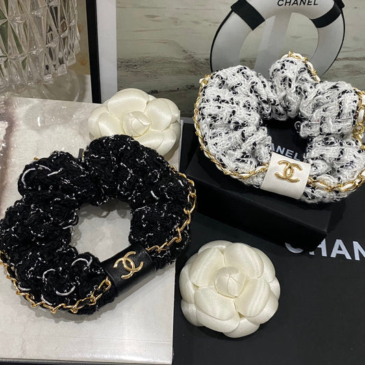 Elegant Weave Hair Ties