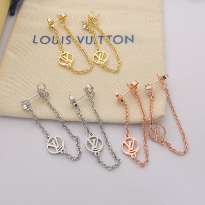 Petit Asymmetric Chain Earrings