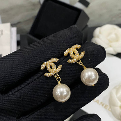 Trendy Elegant Pearl Drop Earrings