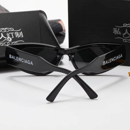 5-color fashion solid color letters LOGO temple polarized sunglasses