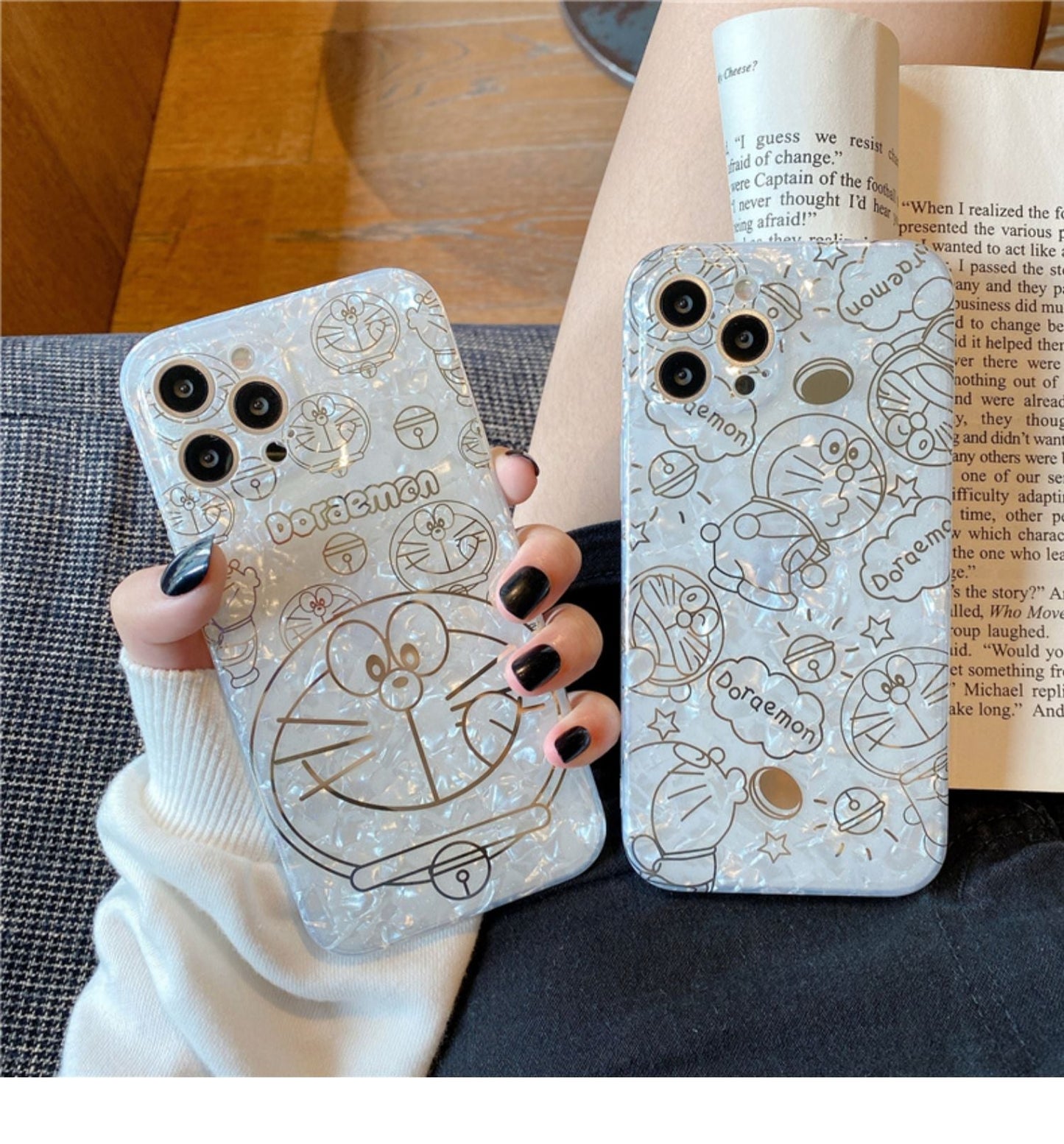 Cute shell pattern cartoon case