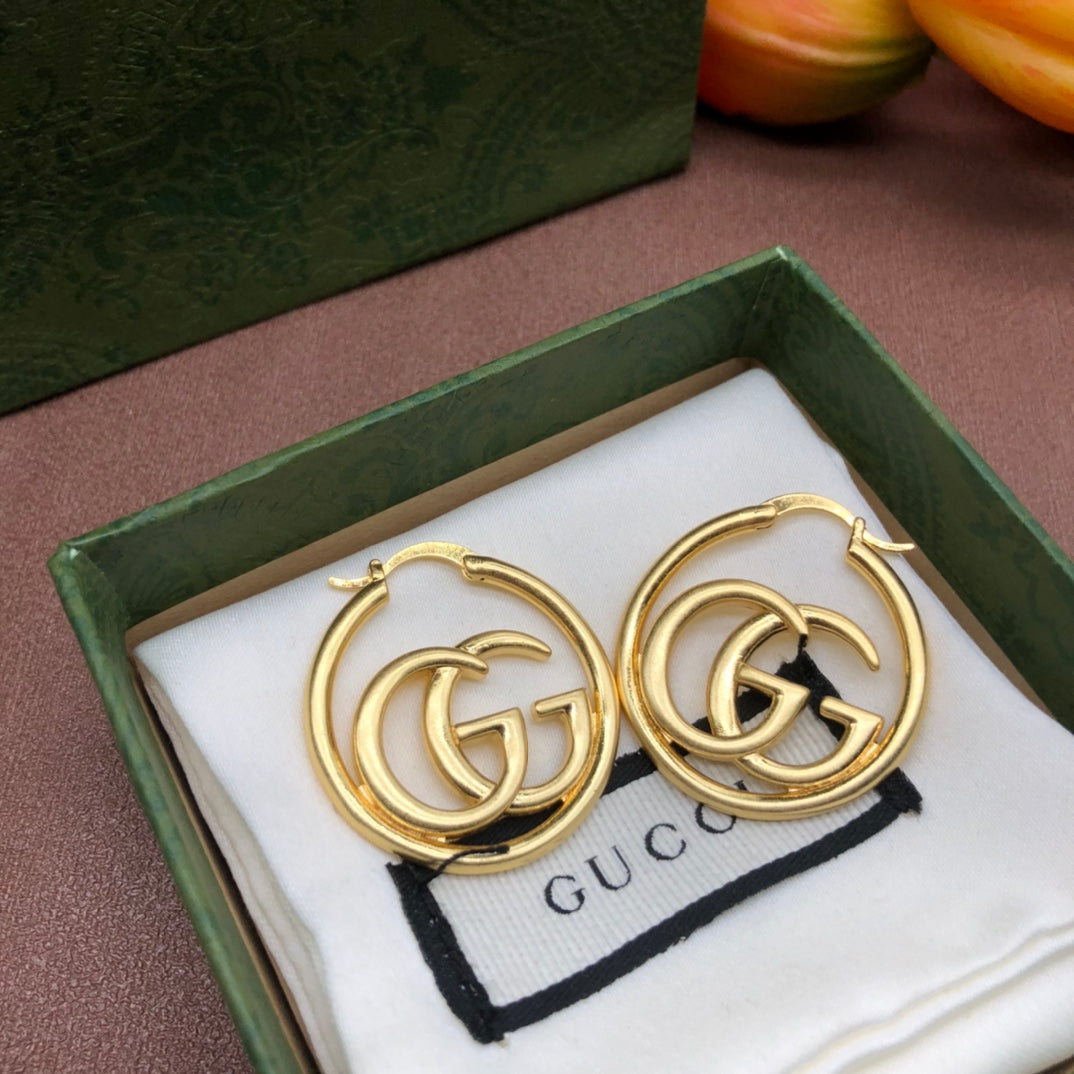 Logo Circle Earrings