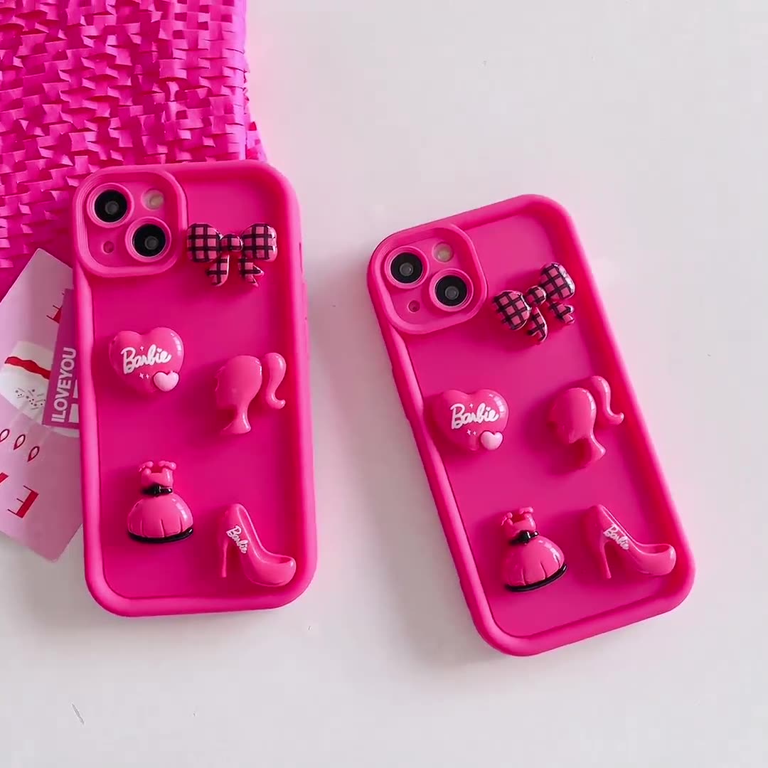 3D Cartoon Girl Case