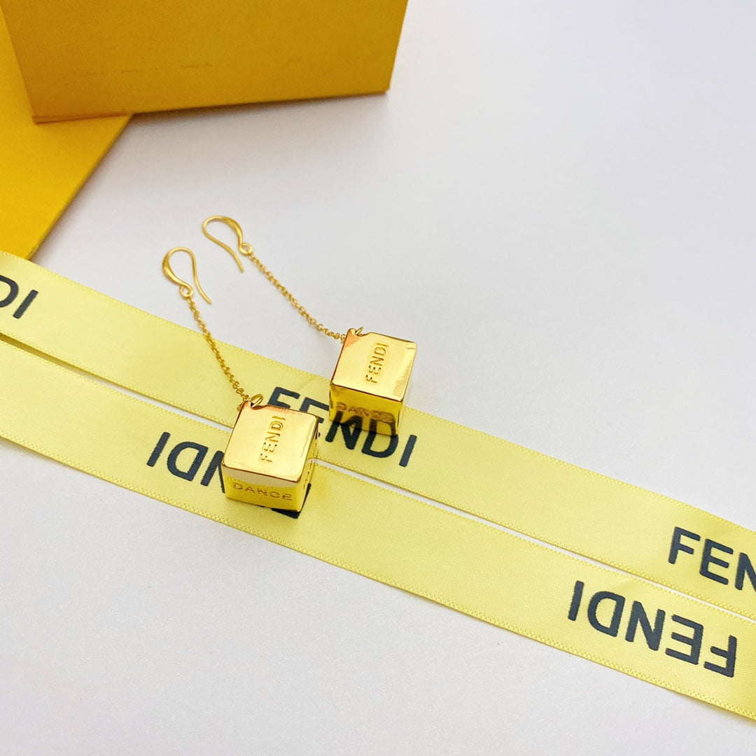 Cube Hook Earrings