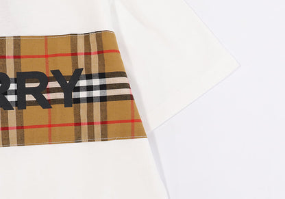 Classic check print T-shirt