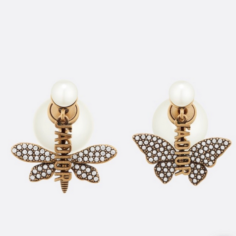 Classic Bee Collection Pearl Earrings