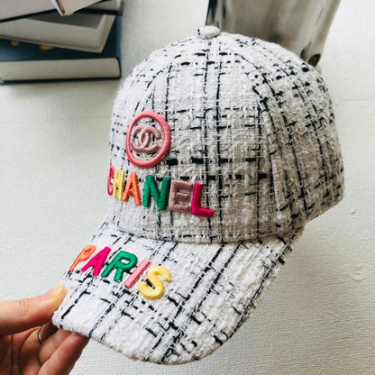 Colorful Letter Embroidery Ladies Baseball Cap