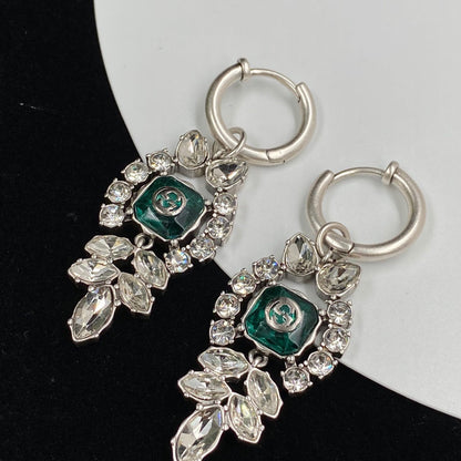 Temperament Crystal Diamond Earrings