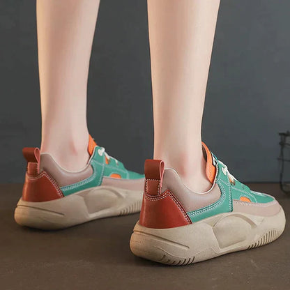 Women's Colorblock Thick Sole Walking Shoes【Last Day 49% Off 】