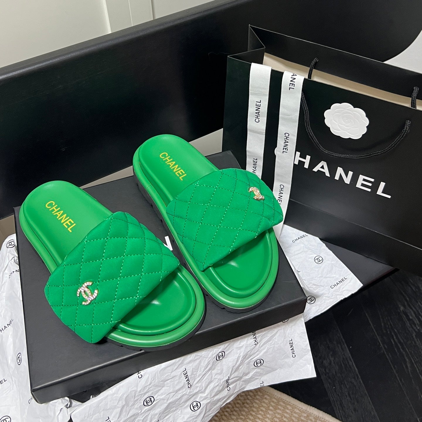 Diamond Logo Slippers