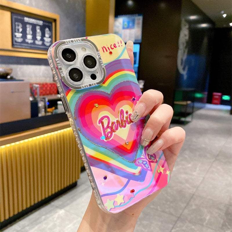 Cartoon Colorful Heart Case