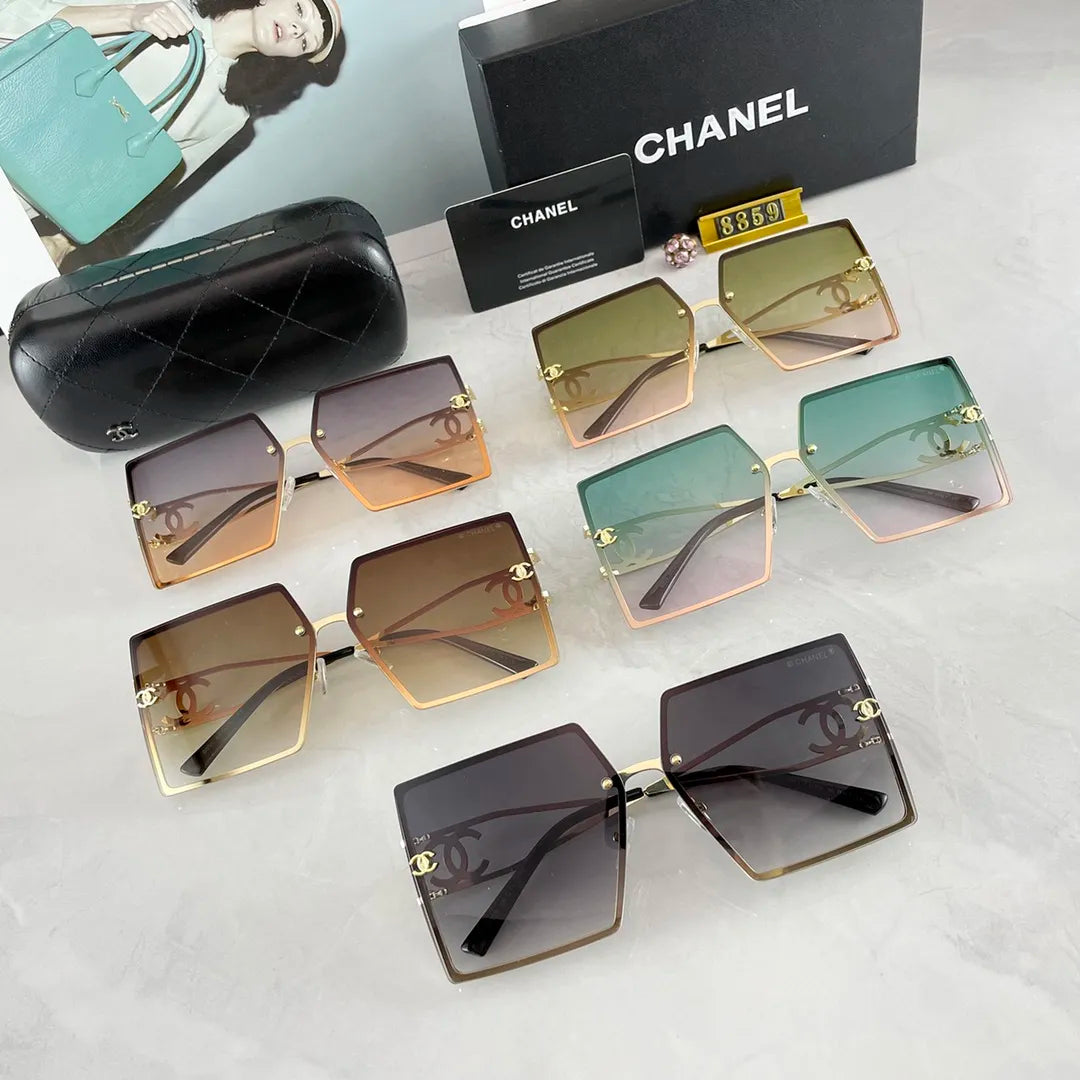 Retro Hollow Frame Sunglasses