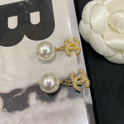 Trendy Elegant Pearl Drop Earrings