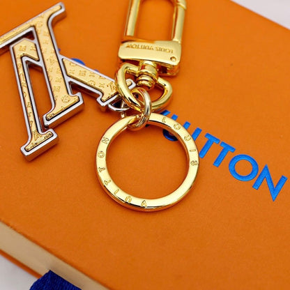 Premium Monogram Letter Keychain