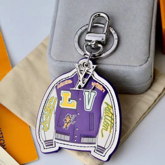 Baseball Jacket Pendant Keychain