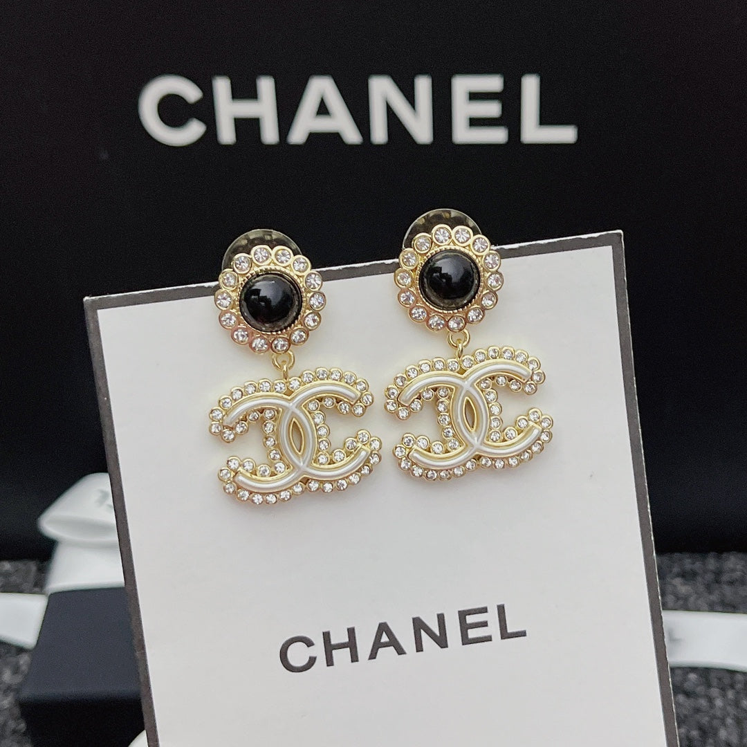 Flower Crystal Diamond Earrings