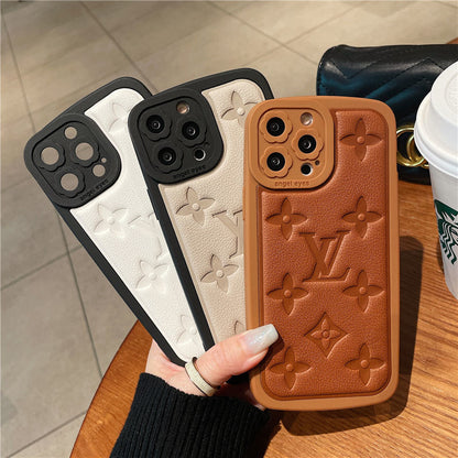 Soft Silicone Anti-Slip Leather Case