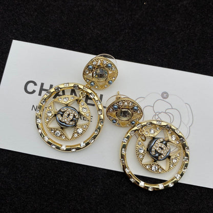 Baroque Star Element Earrings