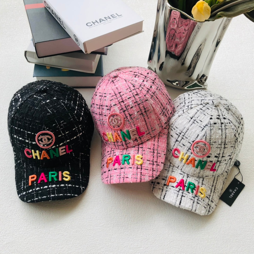 Colorful Letter Embroidery Ladies Baseball Cap