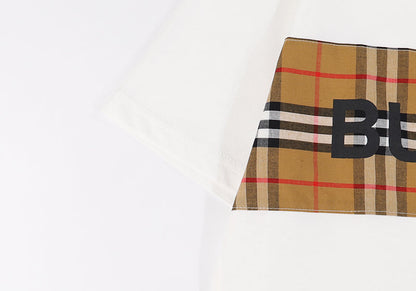 Classic check print T-shirt