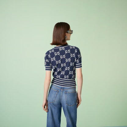 COTTON JACQUARD TOP