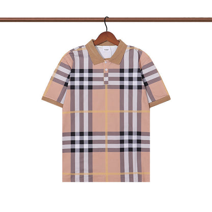 Classic checkered POLO shirt