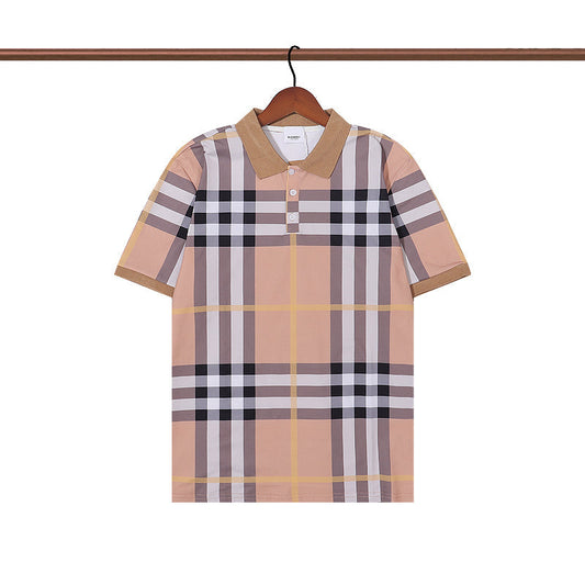 Classic checkered POLO shirt