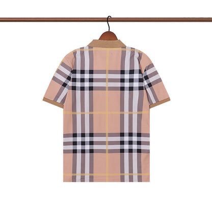 Classic checkered POLO shirt