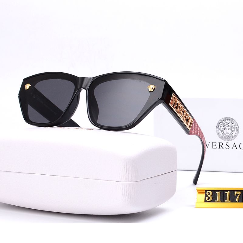 Fashion Letter Engraving Frame Outdoor Sunglasses