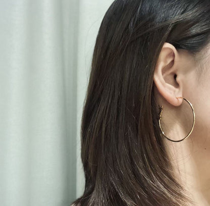 Sexy oversized sterling silver earrings